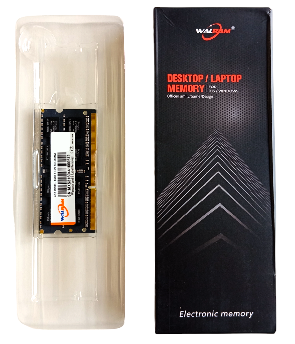 Memoria RAM Laptop DDR3 4GB 1600Mhz Marca Walram