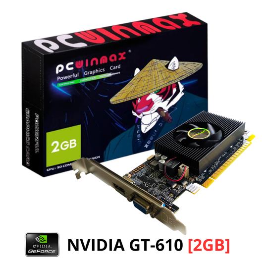 Tarjeta Nvidia Geforce GT-610 2GB DDR3 Marca Pcwinmax