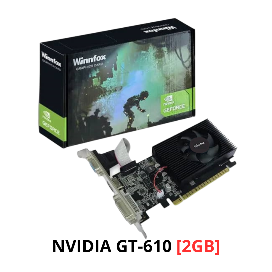 Tarjeta Winnfox Nvidia Geforce GT-610LP 2GB DDR3