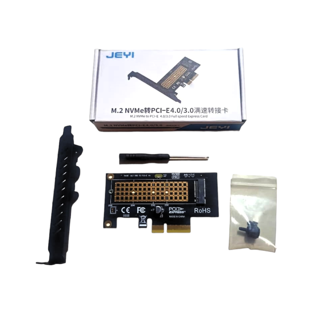 Tarjeta Jeyi Adaptador Pcie-x4 Nvme Discos Solidos SSD