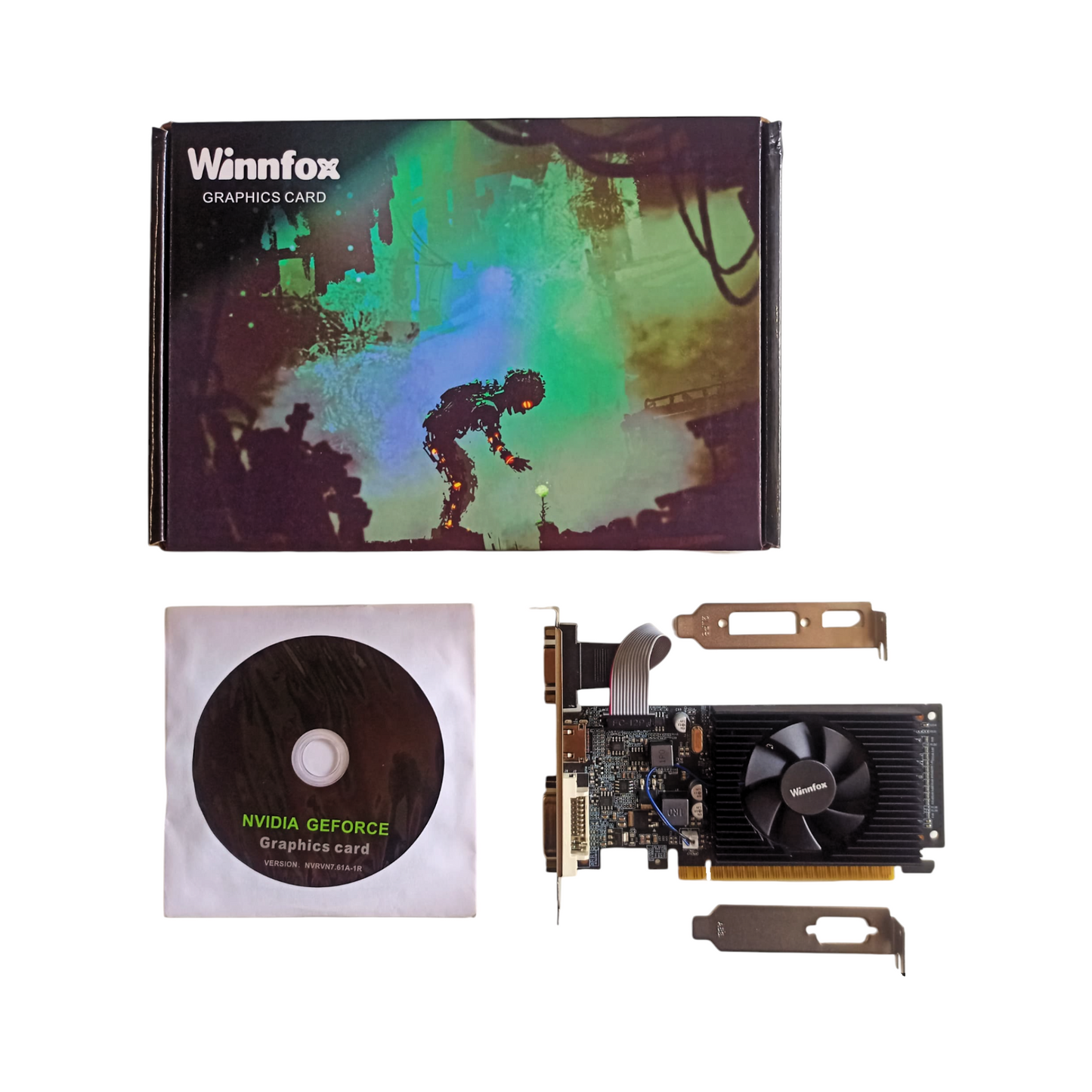 Tarjeta Winnfox Nvidia Geforce G-210LP 1GB DDR3