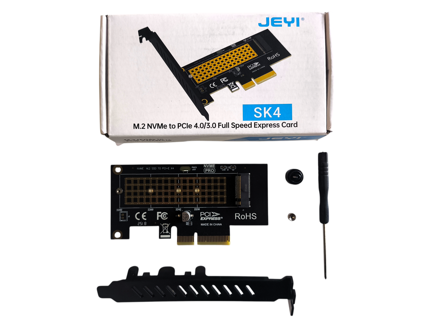 Tarjeta Adaptador Pcie-x4 Nvme Discos Solidos SSD Marca Jeyi