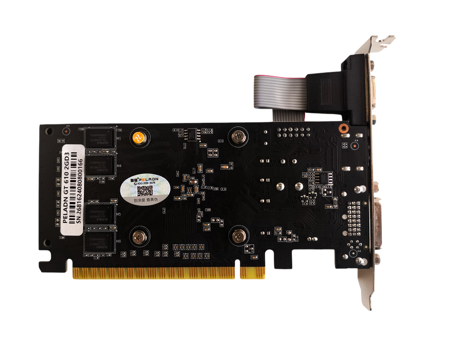 Tarjeta Nvidia Geforce GT-610 2GB DDR3 Marca Peladn