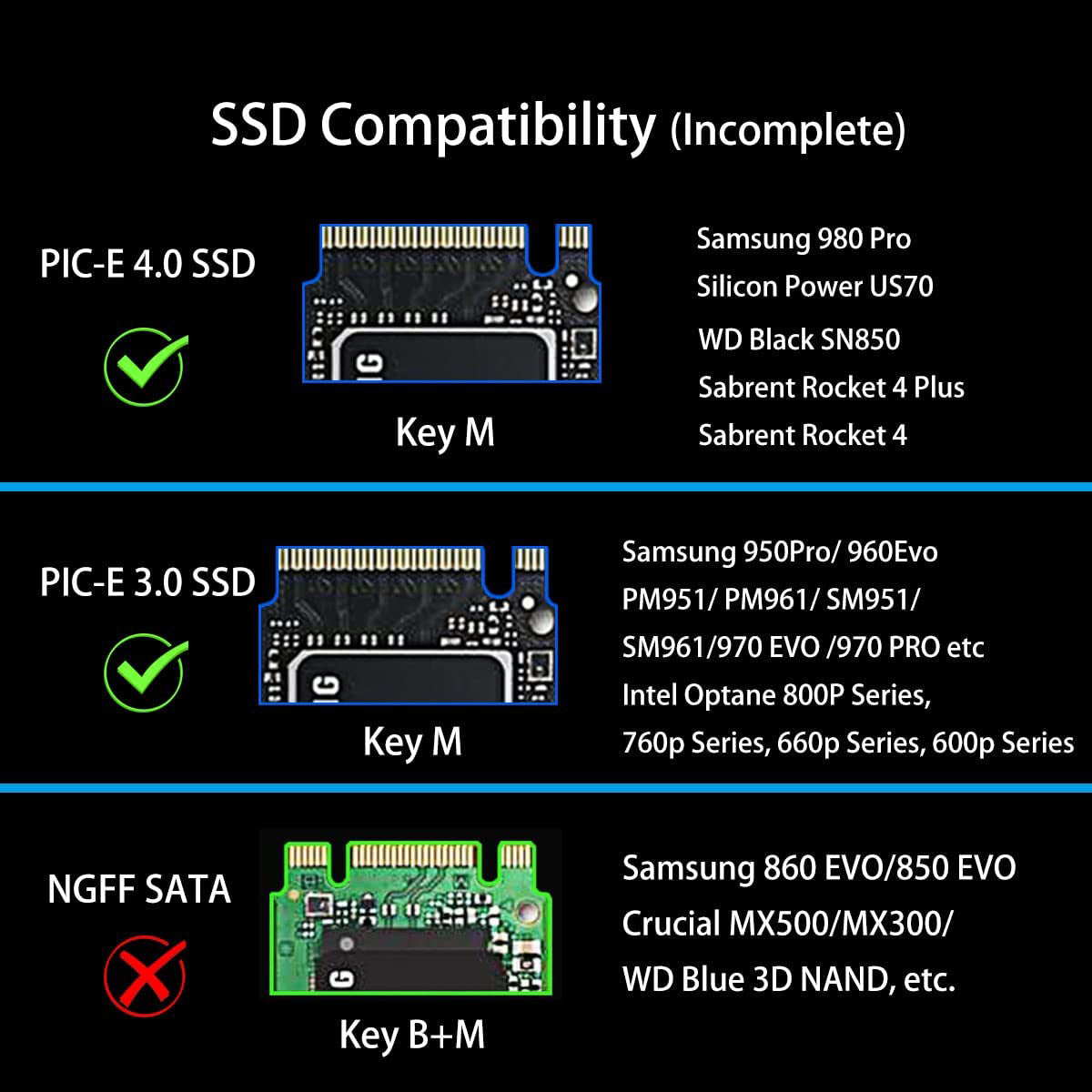 Tarjeta Adaptador Pcie-x4 Nvme Discos Solidos SSD Marca Jeyi